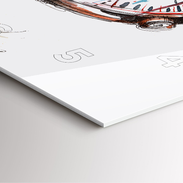 Szögletes fali üvegóra Svájci óra