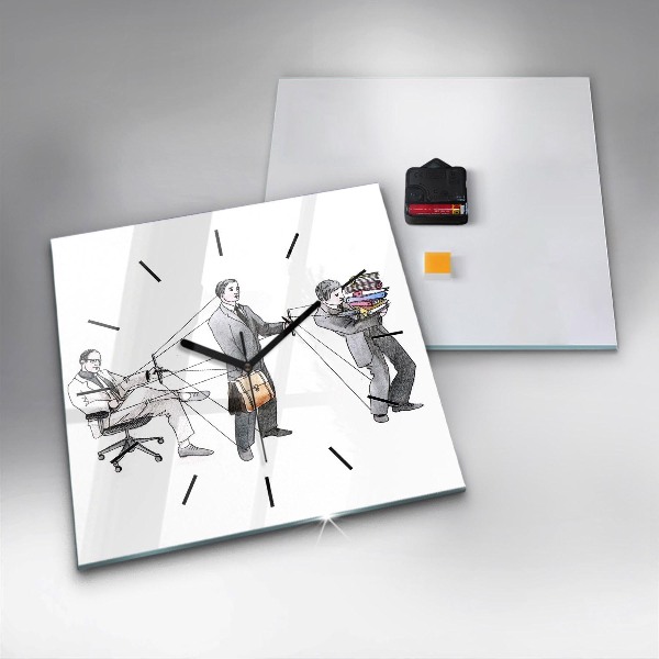 Szögletes fali üvegóra Bábemberek