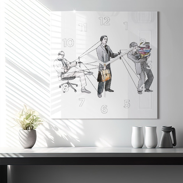 Szögletes fali üvegóra Bábemberek