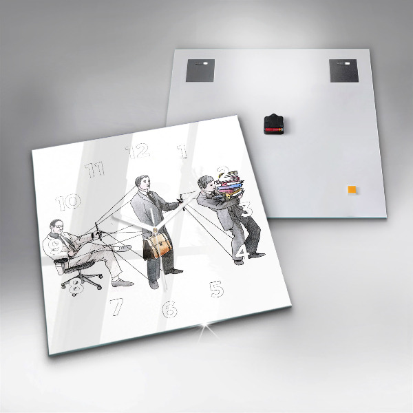 Szögletes fali üvegóra Bábemberek