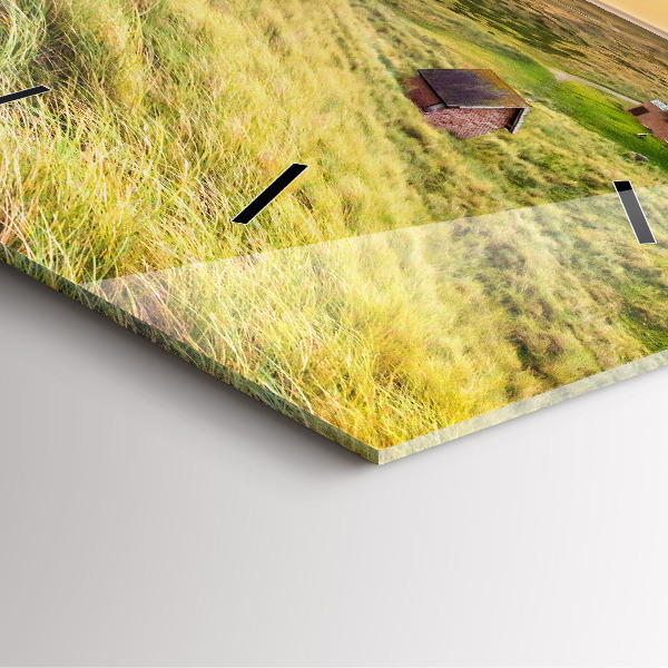 Szögletes fali üvegóra Világítótorony