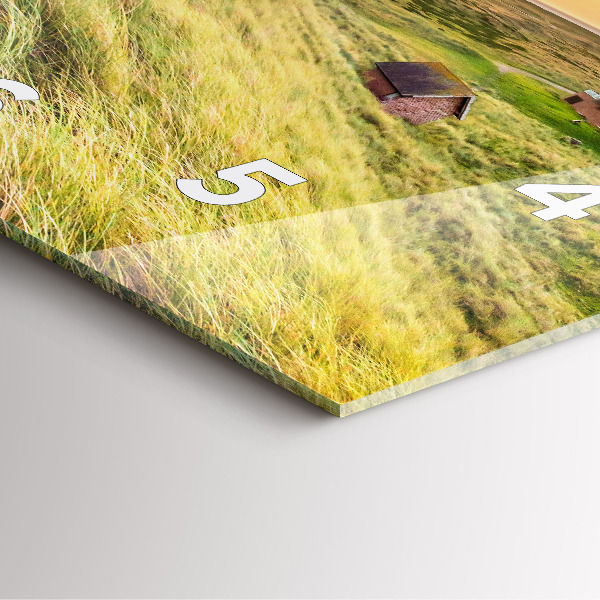 Szögletes fali üvegóra Világítótorony