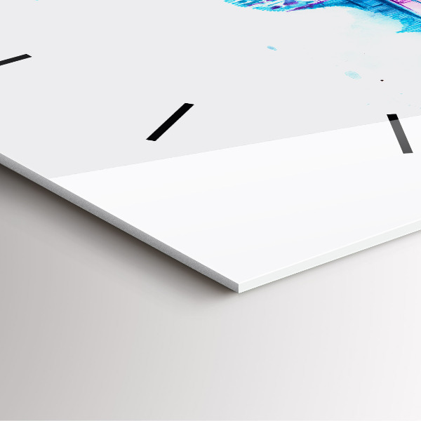 Szögletes fali üvegóra Cselló Park-tó