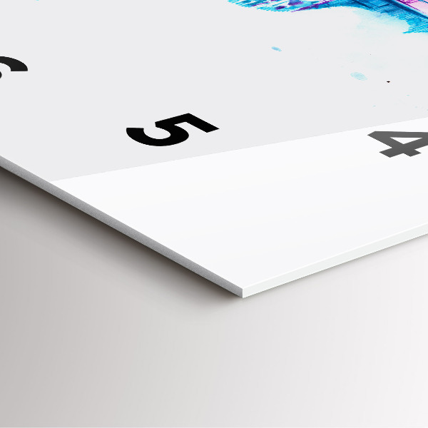 Szögletes fali üvegóra Cselló Park-tó