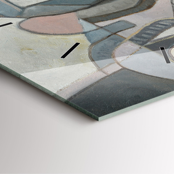 Szögletes fali üvegóra Absztrakt festészet