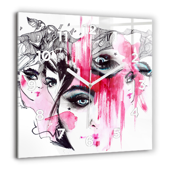 Szögletes fali üvegóra Az absztrakció sok arca