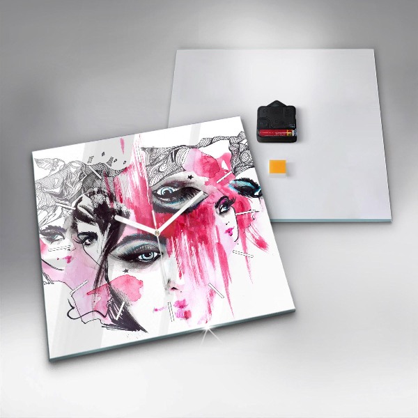 Szögletes fali üvegóra Az absztrakció sok arca