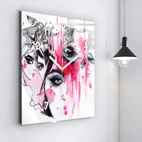 Szögletes fali üvegóra Az absztrakció sok arca