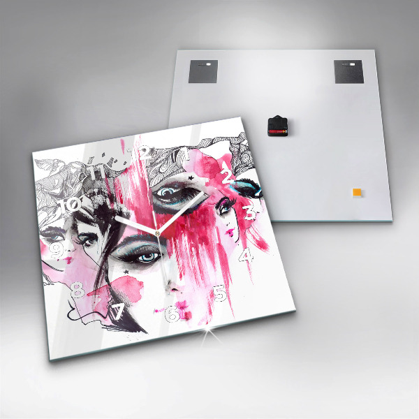 Szögletes fali üvegóra Az absztrakció sok arca