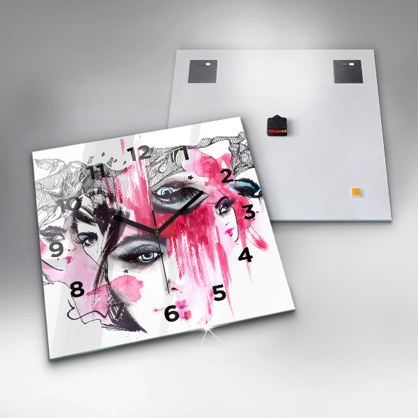 Szögletes fali üvegóra Az absztrakció sok arca