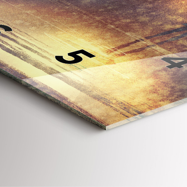 Szögletes fali üvegóra nő esernyő