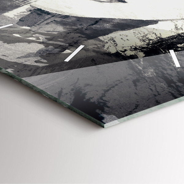 Szögletes fali üvegóra Nő - akvarell