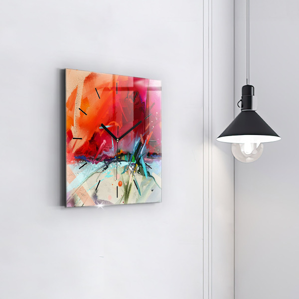 Szögletes fali üvegóra Fűszerek sorai