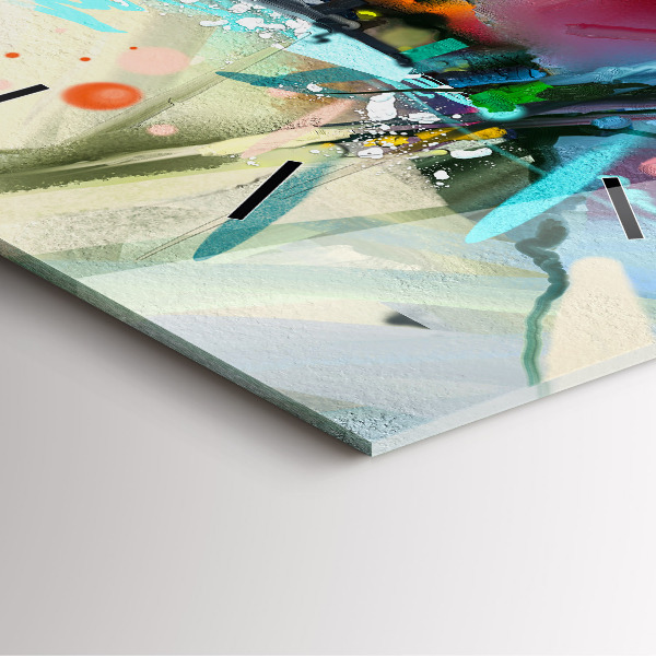 Szögletes fali üvegóra Fűszerek sorai