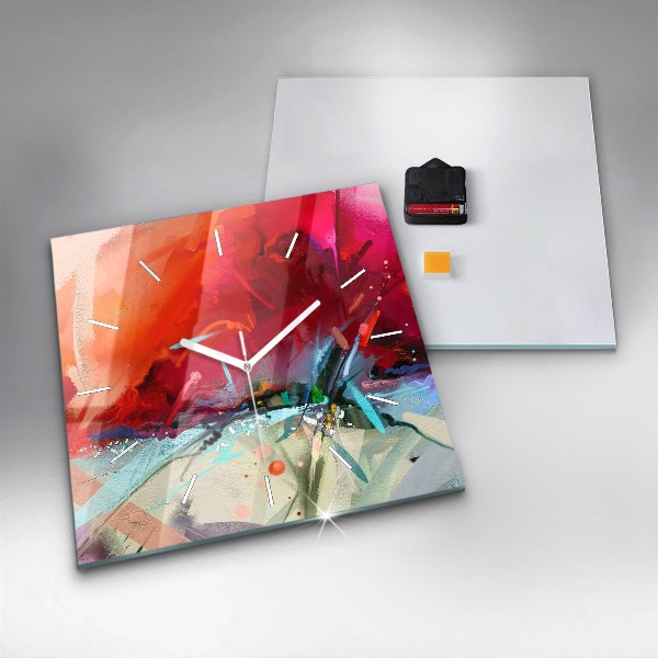 Szögletes fali üvegóra Fűszerek sorai