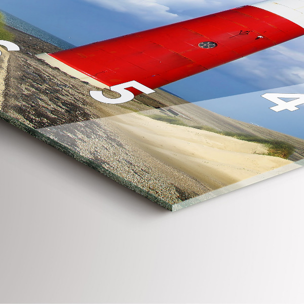 Szögletes fali üvegóra Világítótorony