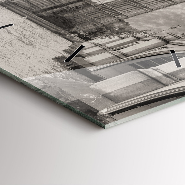 Szögletes fali üvegóra London Anglia Big Ben