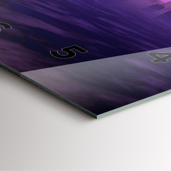 Szögletes fali üvegóra Naplemente Stonehenge-ben