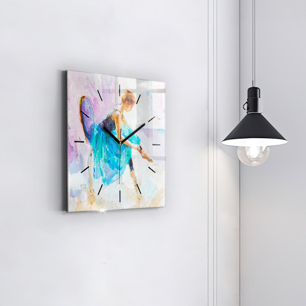 Szögletes fali üvegóra A balerina előkészítése