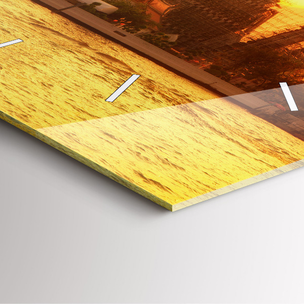 Szögletes fali üvegóra Wat Arun Bangkok Thaiföld