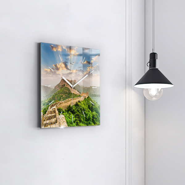 Szögletes fali üvegóra A kínai nagy fal