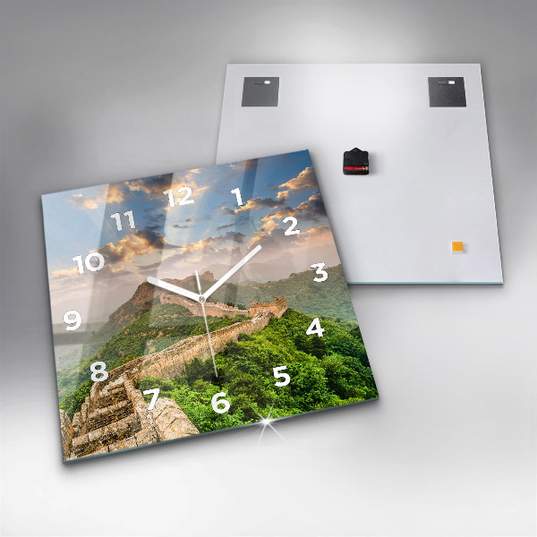 Szögletes fali üvegóra A kínai nagy fal