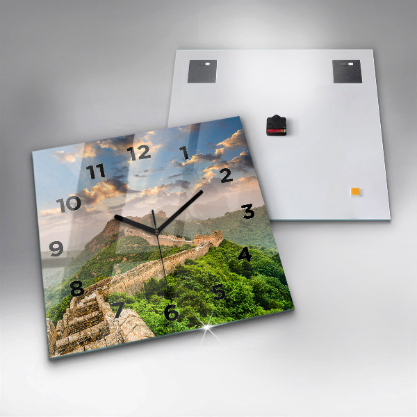 Szögletes fali üvegóra A kínai nagy fal