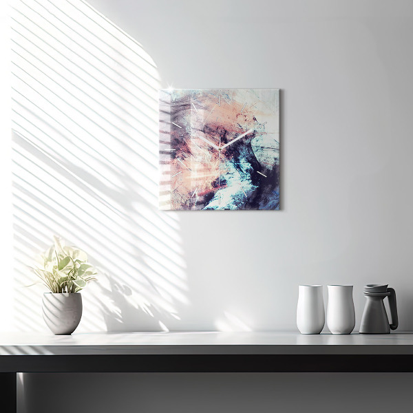 Szögletes fali üvegóra Absztrakt festészet