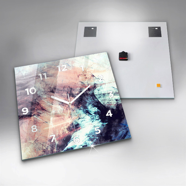 Szögletes fali üvegóra Absztrakt festészet