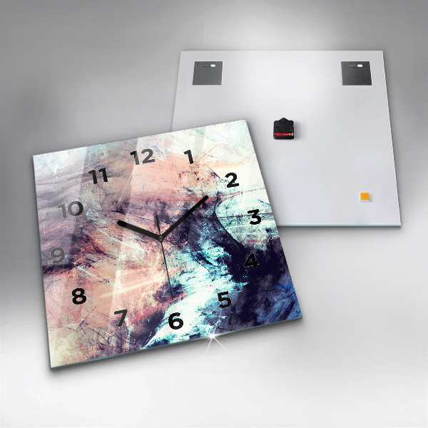 Szögletes fali üvegóra Absztrakt festészet