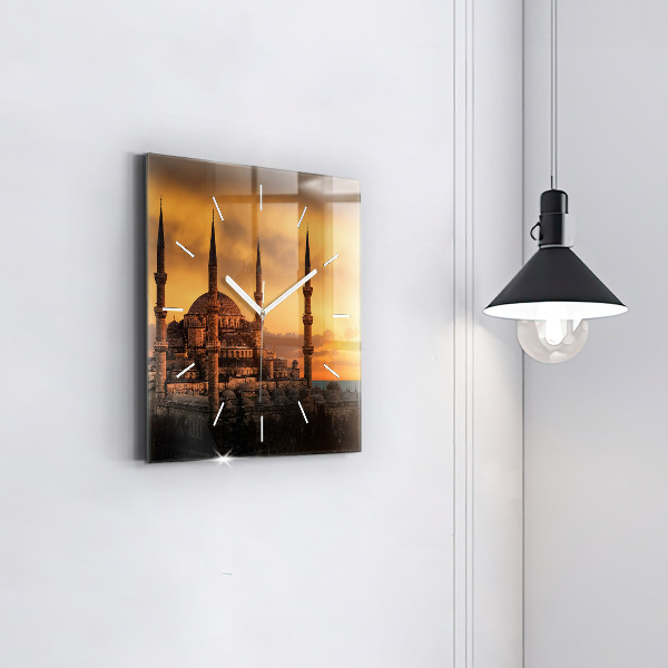 Szögletes fali üvegóra Mecset Isztambulban