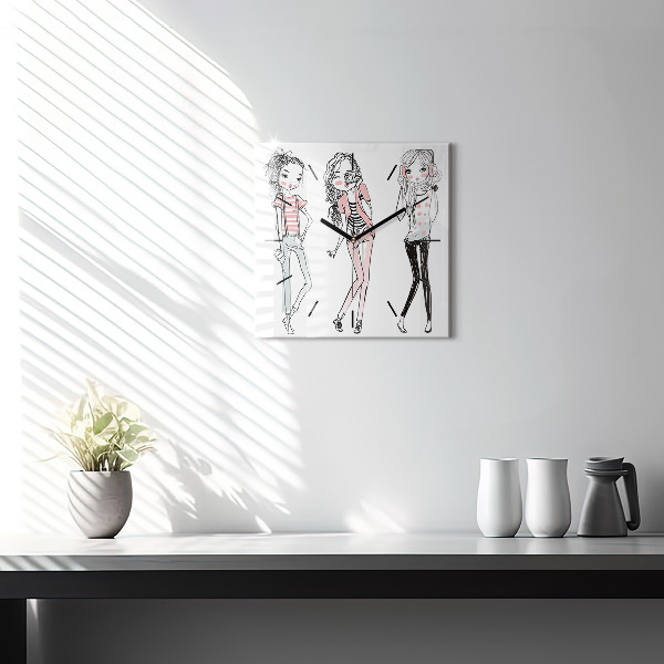 Szögletes fali üvegóra Női divat