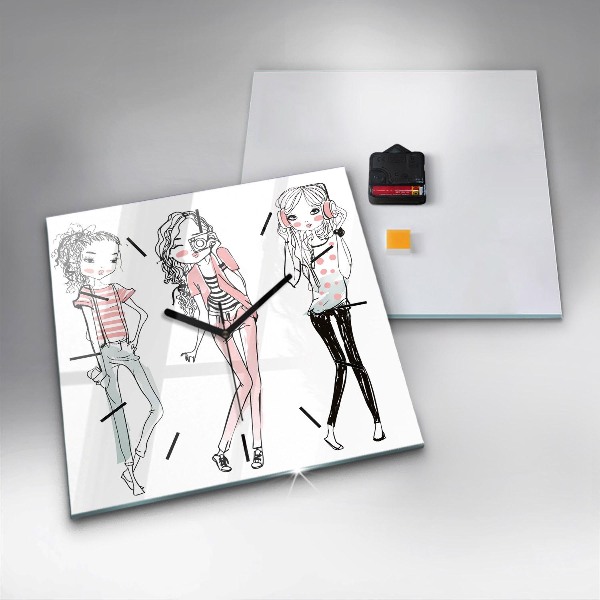 Szögletes fali üvegóra Női divat