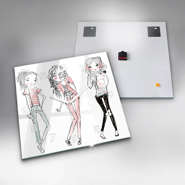 Szögletes fali üvegóra Női divat