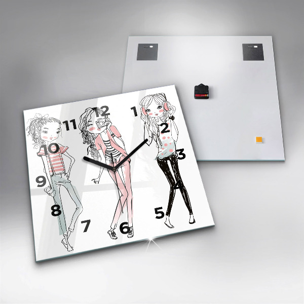 Szögletes fali üvegóra Női divat