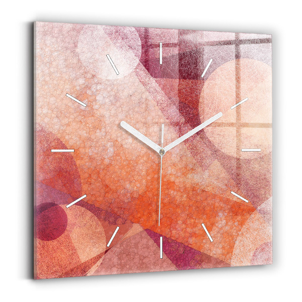 Szögletes fali üvegóra Geometriai absztrakció