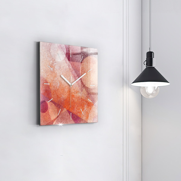 Szögletes fali üvegóra Geometriai absztrakció