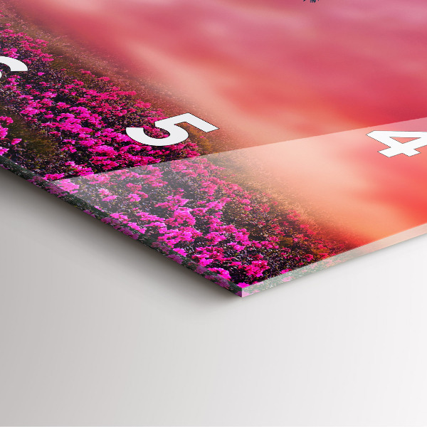 Szögletes fali üvegóra Madárház