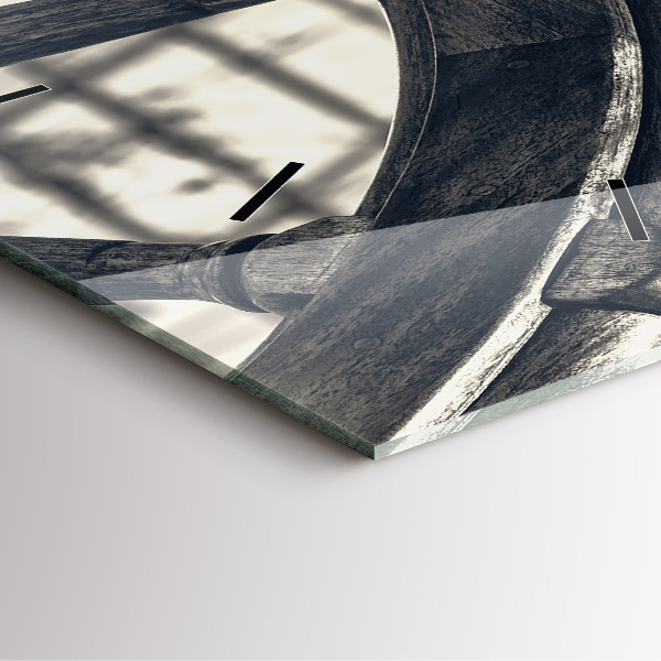 Szögletes fali üvegóra Ősi hajó