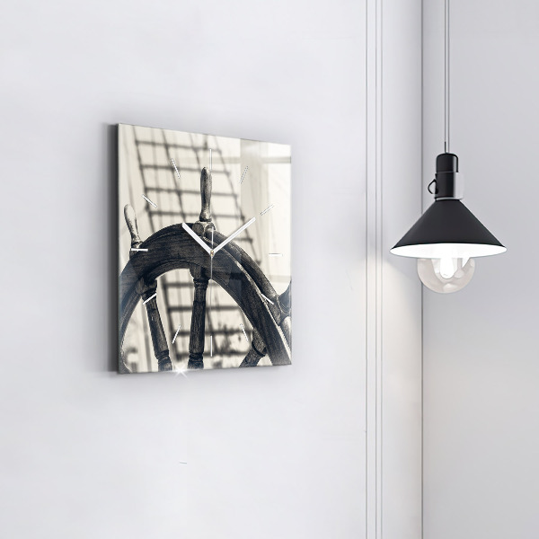 Szögletes fali üvegóra Ősi hajó