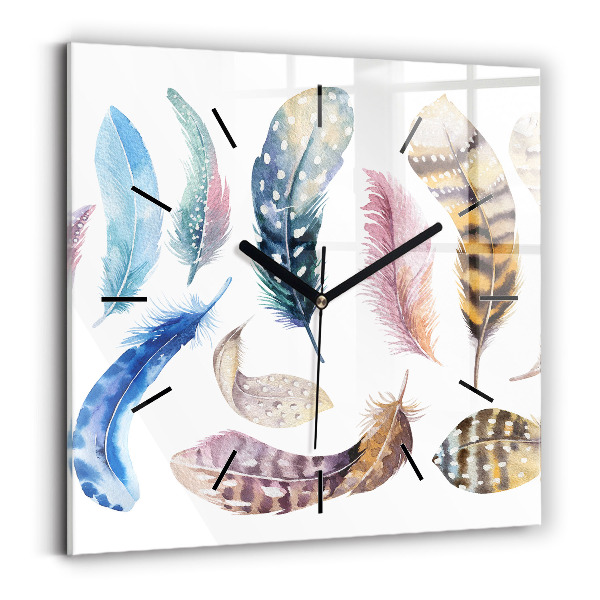 Szögletes fali üvegóra Retro művészeti illusztráció