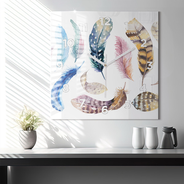 Szögletes fali üvegóra Retro művészeti illusztráció