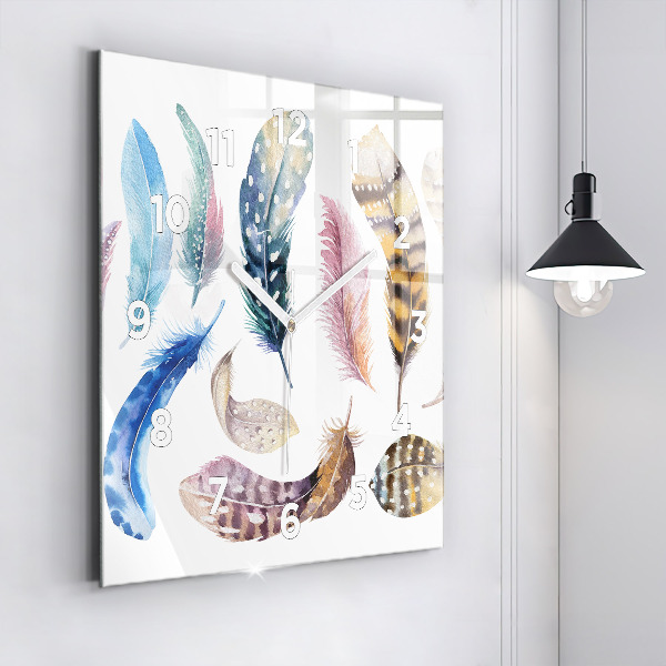 Szögletes fali üvegóra Retro művészeti illusztráció