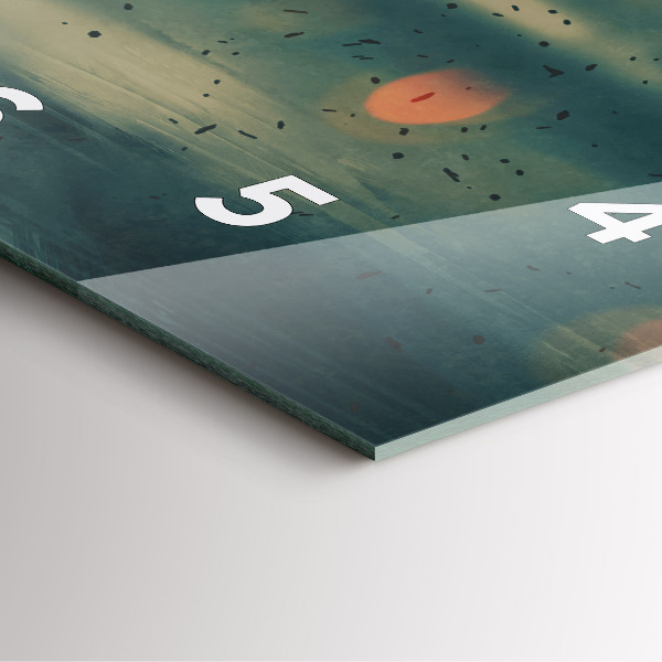 Szögletes fali üvegóra Halálos fegyveres játék