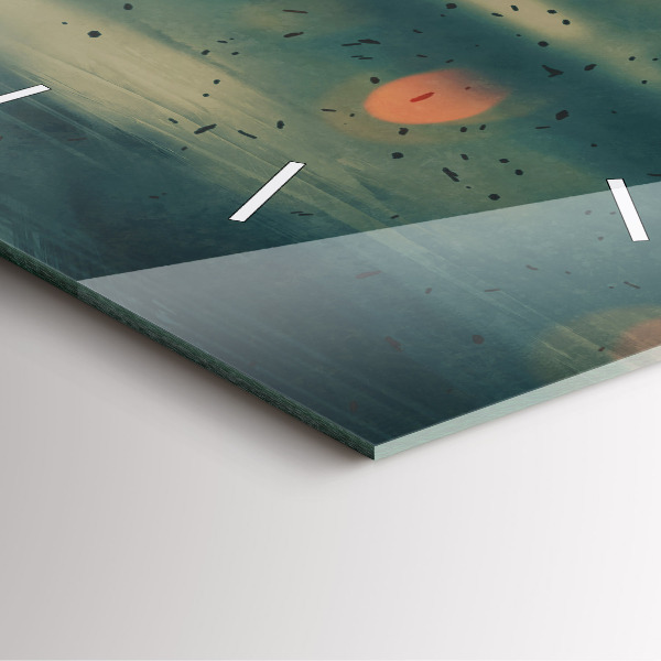 Szögletes fali üvegóra Halálos fegyveres játék