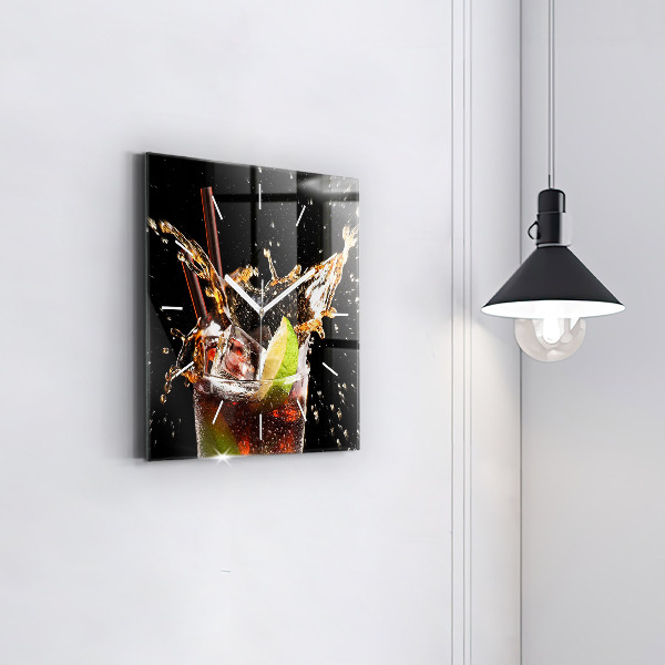 Szögletes fali üvegóra Igyál jéggel