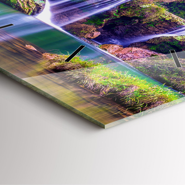 Szögletes fali üvegóra Jiulong vízesés, Kína