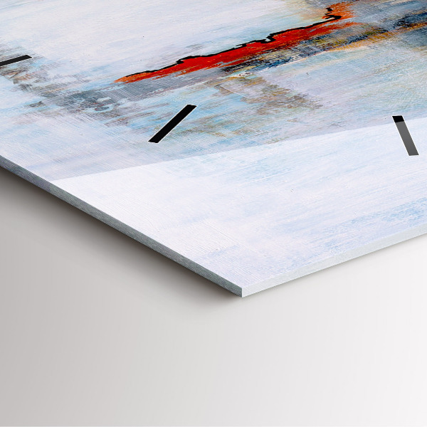 Szögletes fali üvegóra Absztrakció