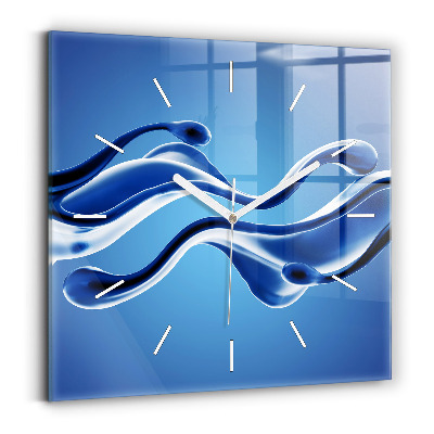 Szögletes fali üvegóra Folyadék absztrakció