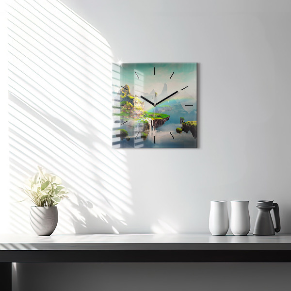 Szögletes fali üvegóra Kínai fantázia